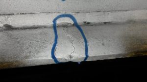 Indications - Fatigue - Welding